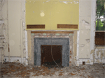 marble fireplace